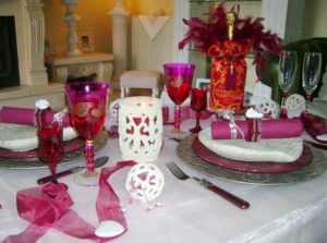 Romantic table decorating ideas for valentine's day