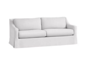 Sloped arm sofa